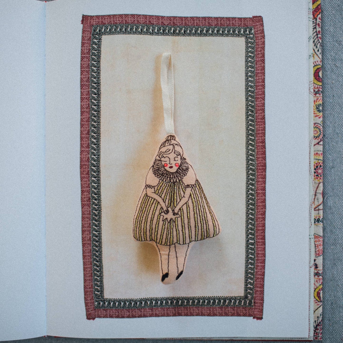 Wishing Star Girl Lavender-Filled Fabric Ornament