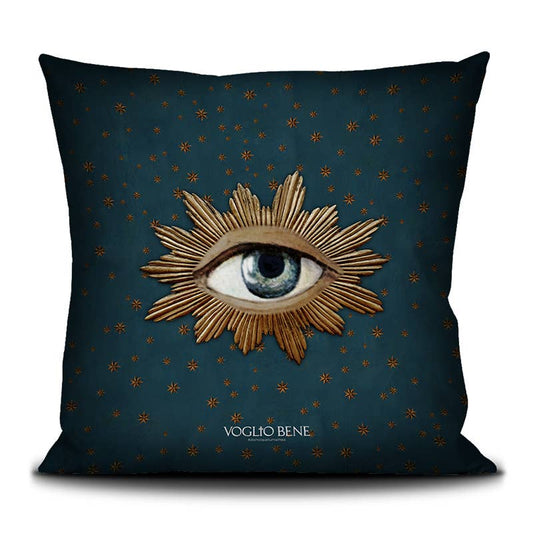 One Against Being Velvet Pillow by Voglio Bene (20x20”)