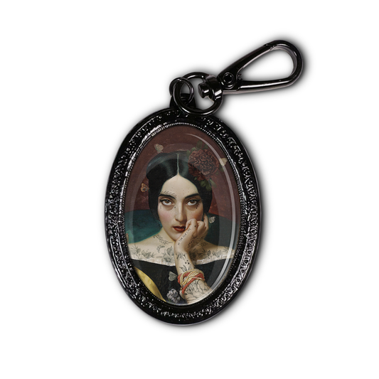 Black Clementine Keychain by Voglio Bene