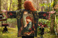 Solstice Matineé (mid-length) duster ft Persephone & Moon
