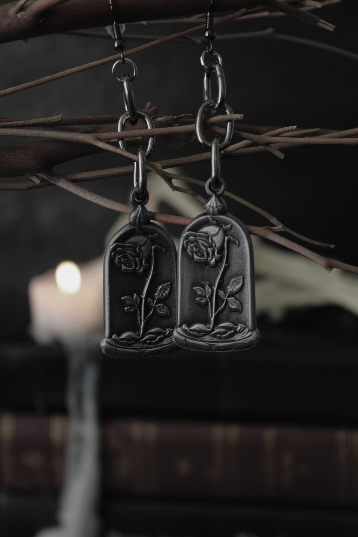 Dusted Rose Earrings by The Pretty Cult