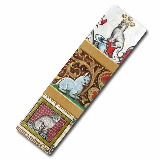 Medieval Marginalia Cats Bookmark