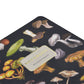 Mushrooms on Black Notebook