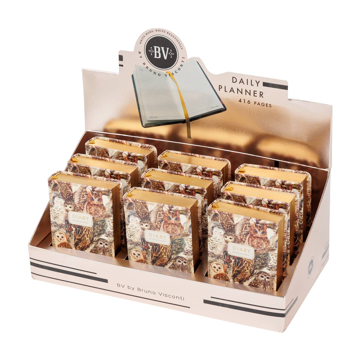 Owls Vegan Leather Pocket Planner