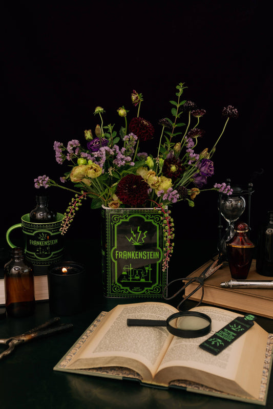Frankenstein Book Vase