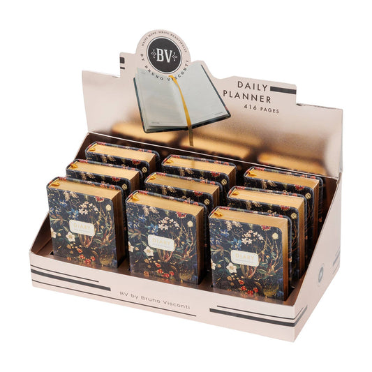 Forest Flowers Vegan Leather Pocket Planner