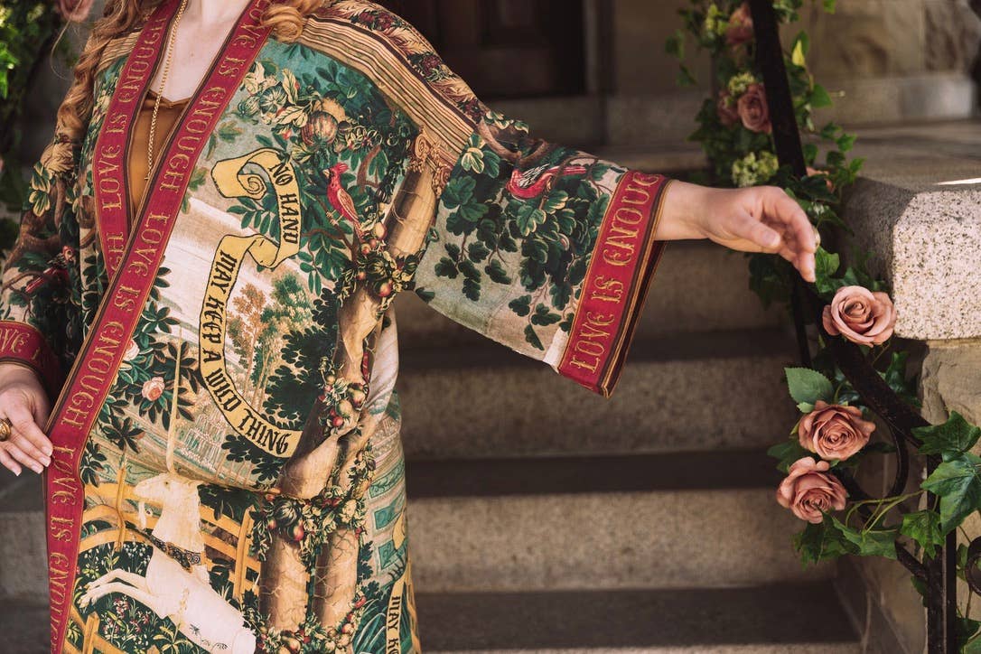 Wildheart Opera Duster Kimono Robe ft. Unicorn & Castle