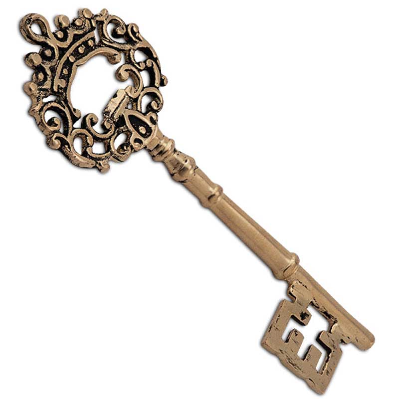 Elegant Brass Skeleton Key Bottle Opener