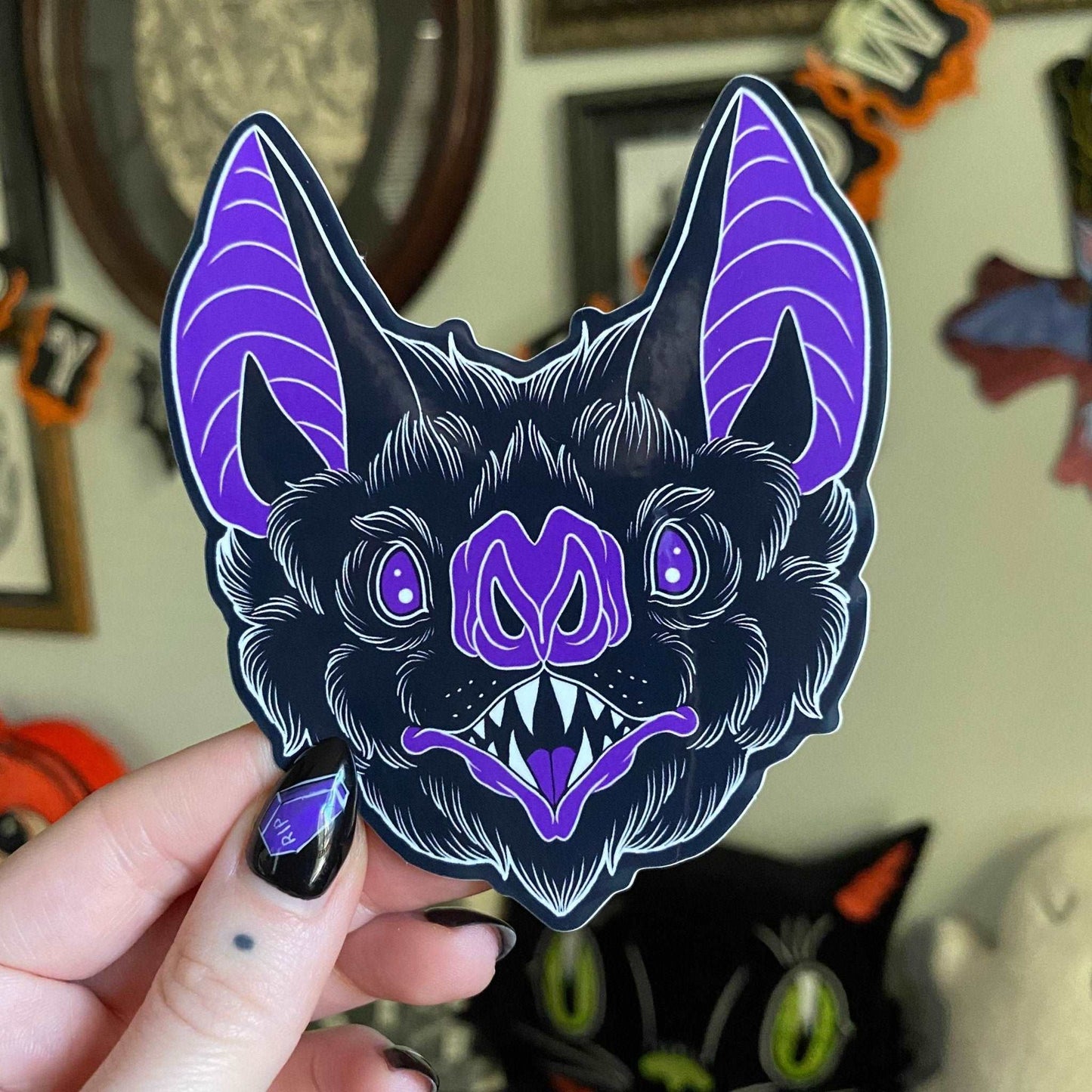 Bat Head Sticker - Nocturne LLC