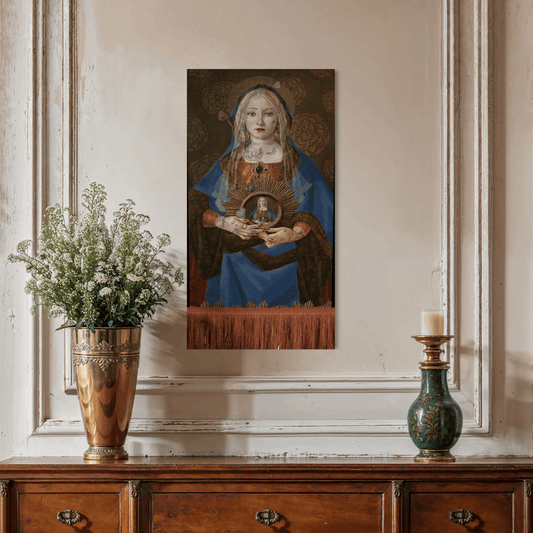 Madonna Velvet Banner by Voglio Bene (15x28”)