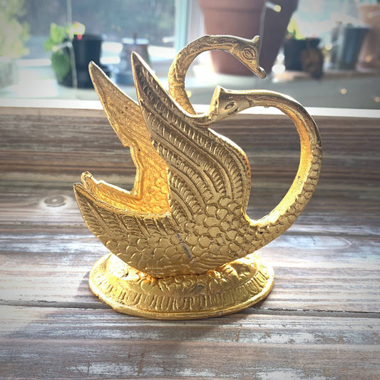 Golden Swan Napkin Holder