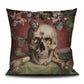 Eternite Skull Velvet Pillow by Voglio Bene