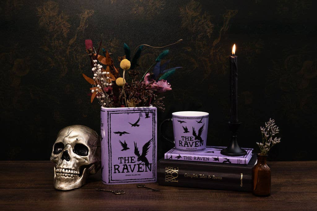 The Raven Book Vase