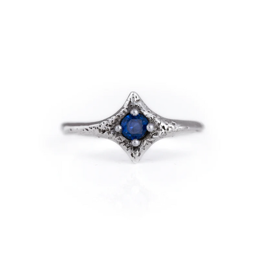 Blue Sapphire Pixie Ring