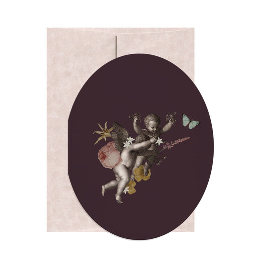 Cupid Oval Card