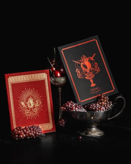 Ferox Femina II Black and Red Foil Cover - Notebook/Journal