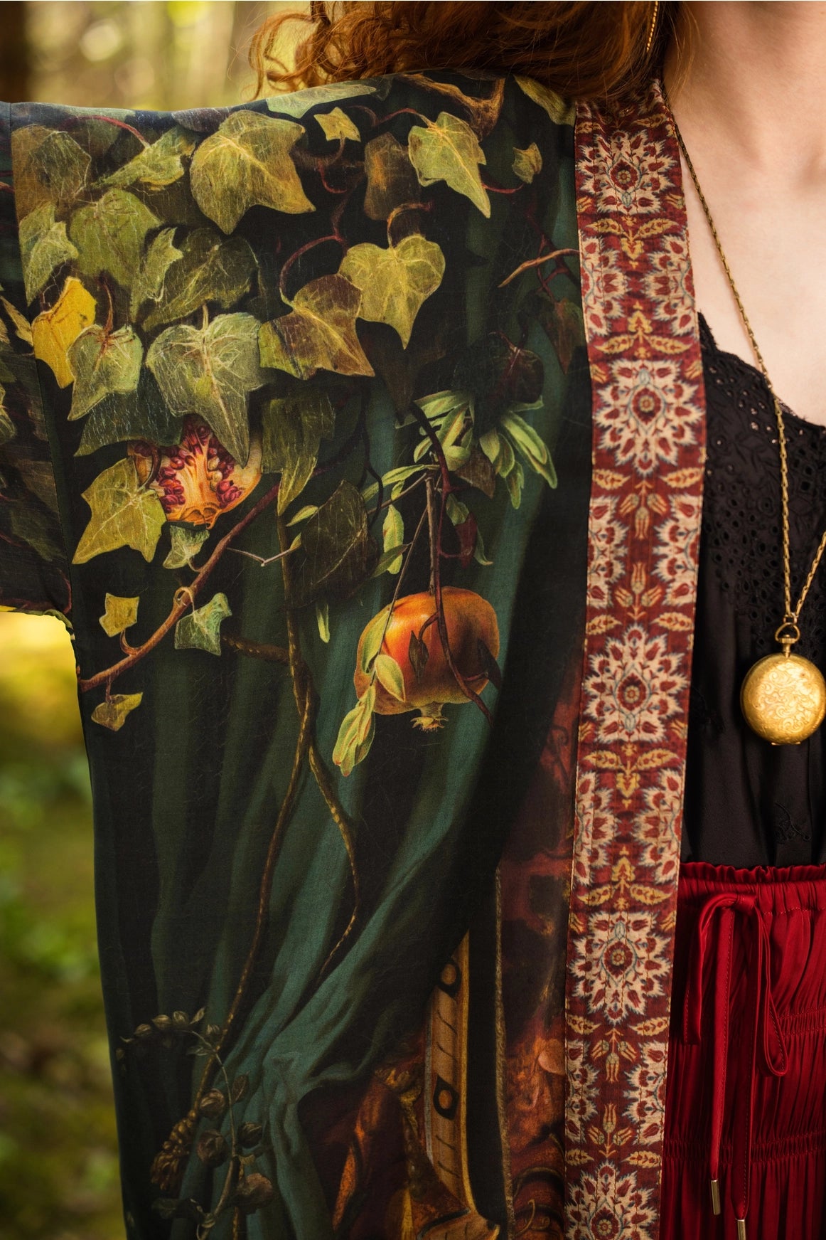 Solstice Opera Duster Kimono Robe ft. Persephone, Moon & Owl