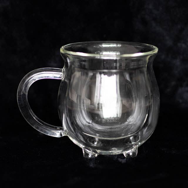 Glass Cauldron Mug (Double Walled)