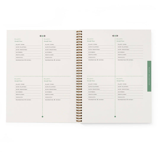 The Garden ~ Houseplant Daybook and Yearly Botanical Planner