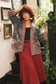 Flight of Fancy Fleece Cottage Cardigan Jacket w/Hummingbird