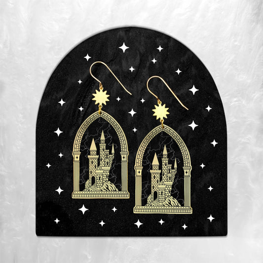The Citadelle Earrings by While Odin Sleeps