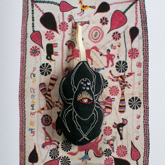 Hourglass Spiders - Cotton & Lavender filled Ornament