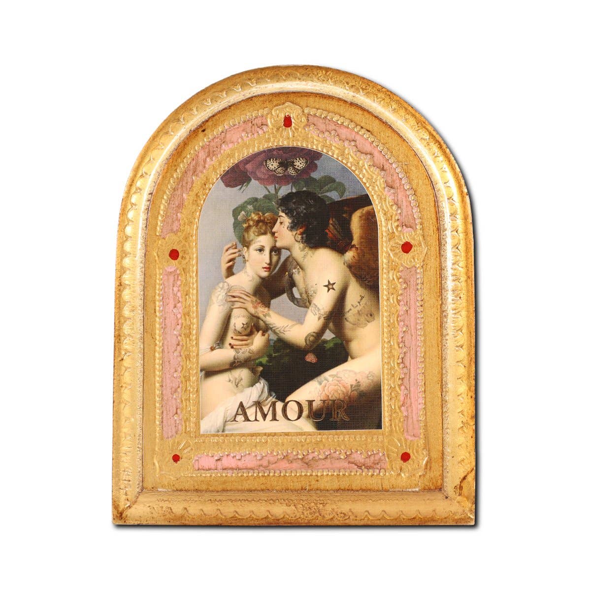 Amour Wooden Wall Plaque by Voglio Bene