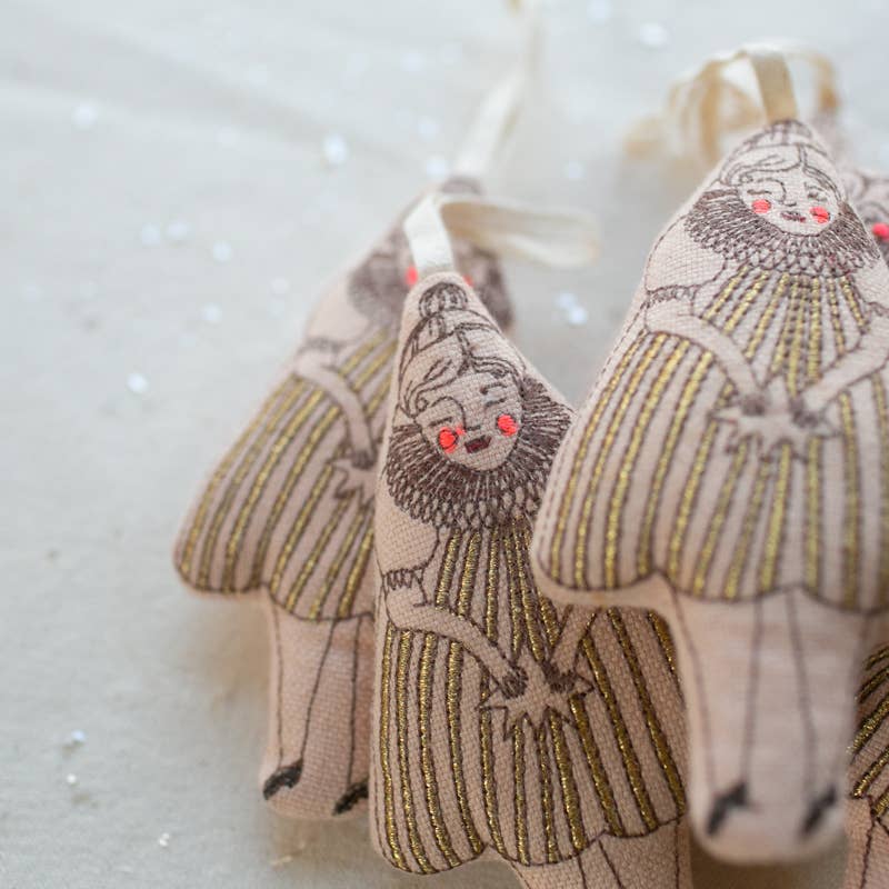 Wishing Star Girl Lavender-Filled Fabric Ornament