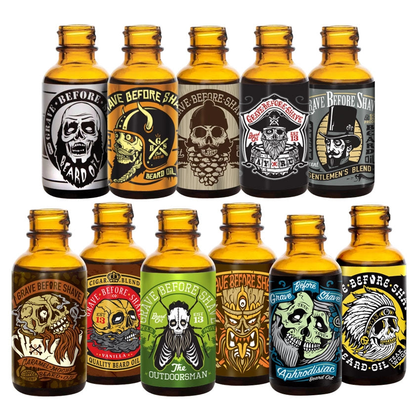 Grave Before Shave Beard Oil Collection