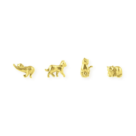 Cast Metal Cat Magnets