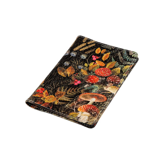 Forest Mushrooms Vegan Leather Passport Cover