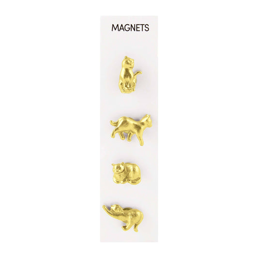 Cast Metal Cat Magnets