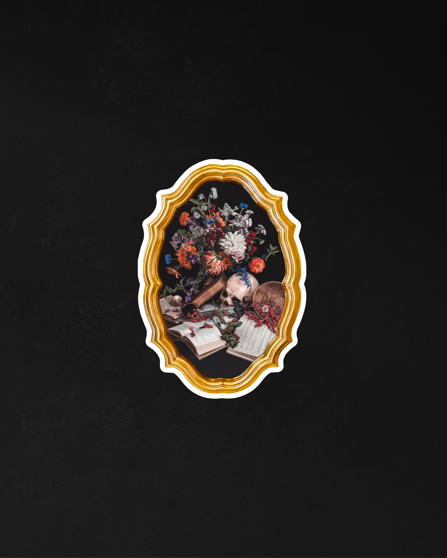 Caveat Emptor Gold Foil Sticker by Alyssa Thorne