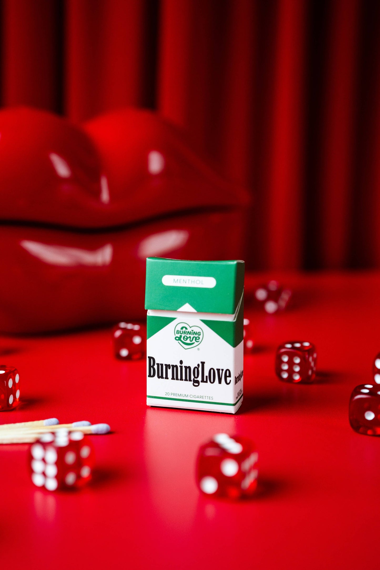 Burning Love Cigarette Matches