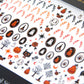 Vintage Halloween Nail Stickers