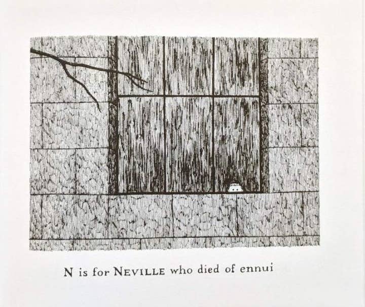The Gashlycrumb Tinies by Edward Gorey (Hardcover)