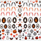 Vintage Halloween Nail Stickers
