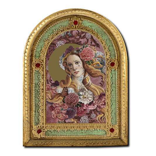 Venus Wooden Wall Plaque by Voglio Bene