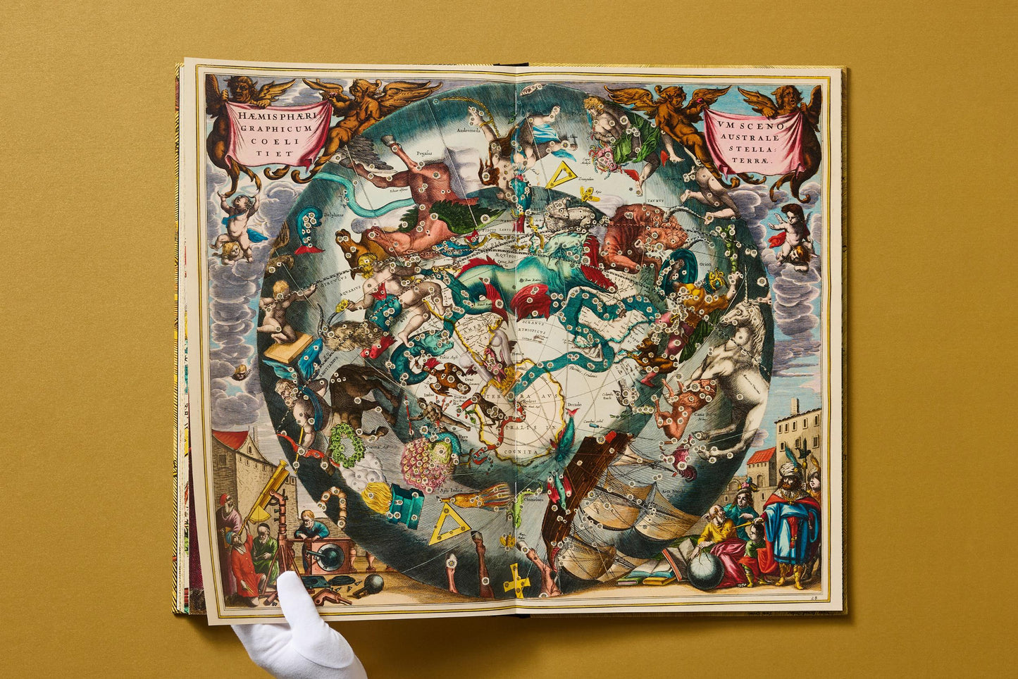 Cellarius Atlas (German, French, English)