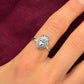 Sterling Silver Flaming Heart Ring