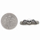 Sterling Silver Death’s Head Winged Skull Ring