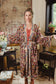 Art of Life Kimono w/ Flower Palette Print