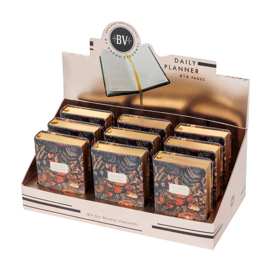 Forest Mushrooms Vegan Leather Pocket Planner