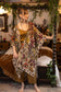 Golden Hour Goddess Duster Kimono w/ Floral Print
