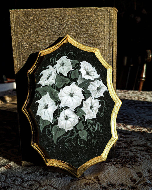 My Beloved Datura Wood Mounted Print by Meagan Meli