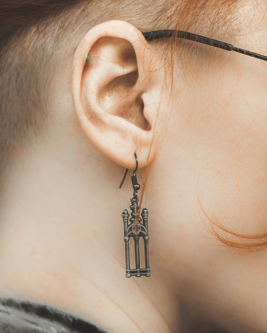Cemetery Gates Earrings by The Pretty Cult