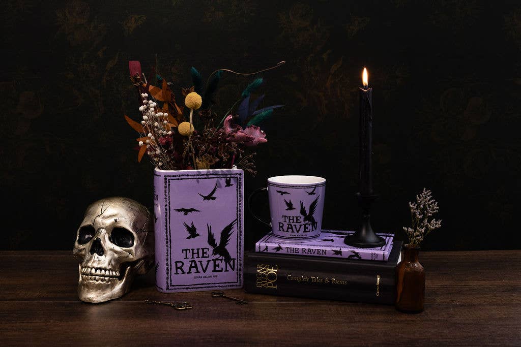 The Raven Book Vase