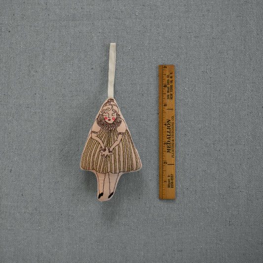 Wishing Star Girl Lavender-Filled Fabric Ornament