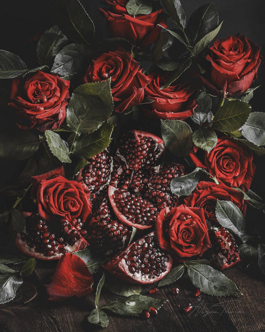 Flowers From The Underworld Fine Art Print by Alyssa Thorne