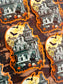 Haunted House - Glow in The Dark Sticker